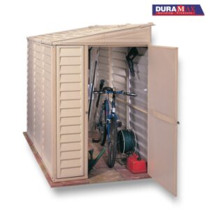 duramax sidemate pvc plastic shed 4ft wide 8869 p