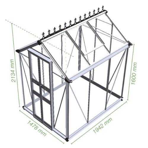 Featured image for “Halls Cotswold BIRDLIP 46 Greenhouse (4x6)”