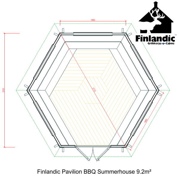 Featured image for “FINLANDIC PAVILION BBQ Summerhouse 9m²”