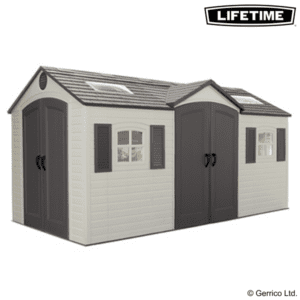 lifetime 15x8 dual entry shed 60079 11111 p