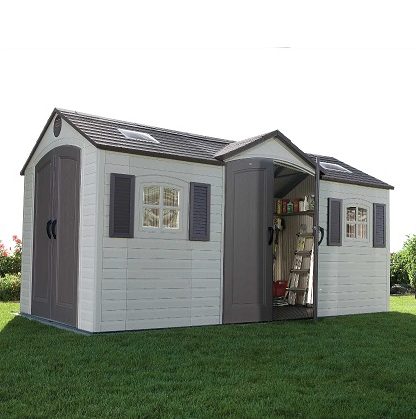 Featured image for “Lifetime® 15x8 Dual-Entry Shed (60079)”