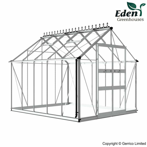 Featured image for “Halls Cotswold BLOCKLEY 810 Zero-Threshold Greenhouse (8x10)”