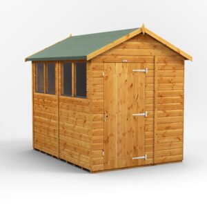 power shiplap apex shed 8x6