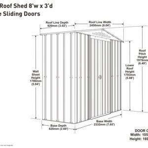 8x3 dimensions