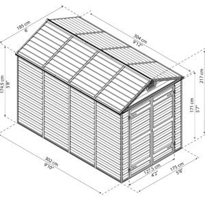 Palram Garden Sheds Skylight 6x10 Dimensions
Palram_Garden_Sheds_Skylight_6x10_Dimensions