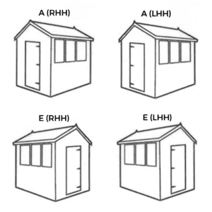 TGB Standard Apex Door Positions Sketch