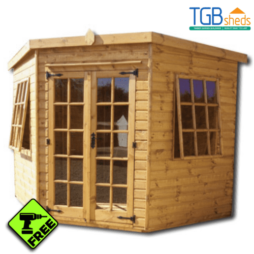 Featured image for “TGB Corner Summerhouse (Georgian) *FREE ASSEMBLY*”