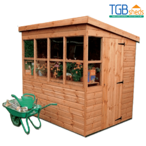 TGB Sunflower Potting Shed Pent