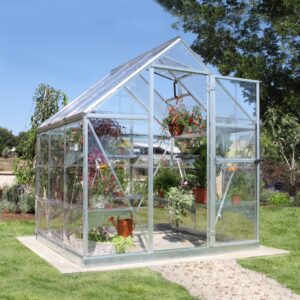 Palram Greenhouses Harmony 6x6 Silver Main 3