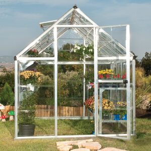 Palram Greenhouses Harmony Silver Door Handle Front Door