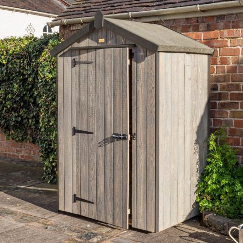 Featured image for “Heritage Apex Shed 4x3 Grey”