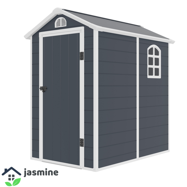 Featured image for “Jasmine™ 4x6 Plastic Apex Shed”