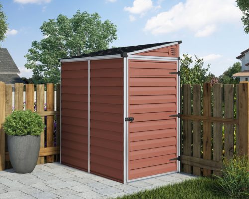 Featured image for “Palram Canopia® | SkyLight™ Pent Shed 4x6 (Amber)”