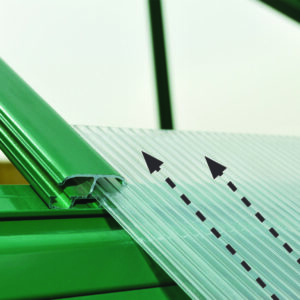 Palram Greenhouses Balance Green Sliding Panels