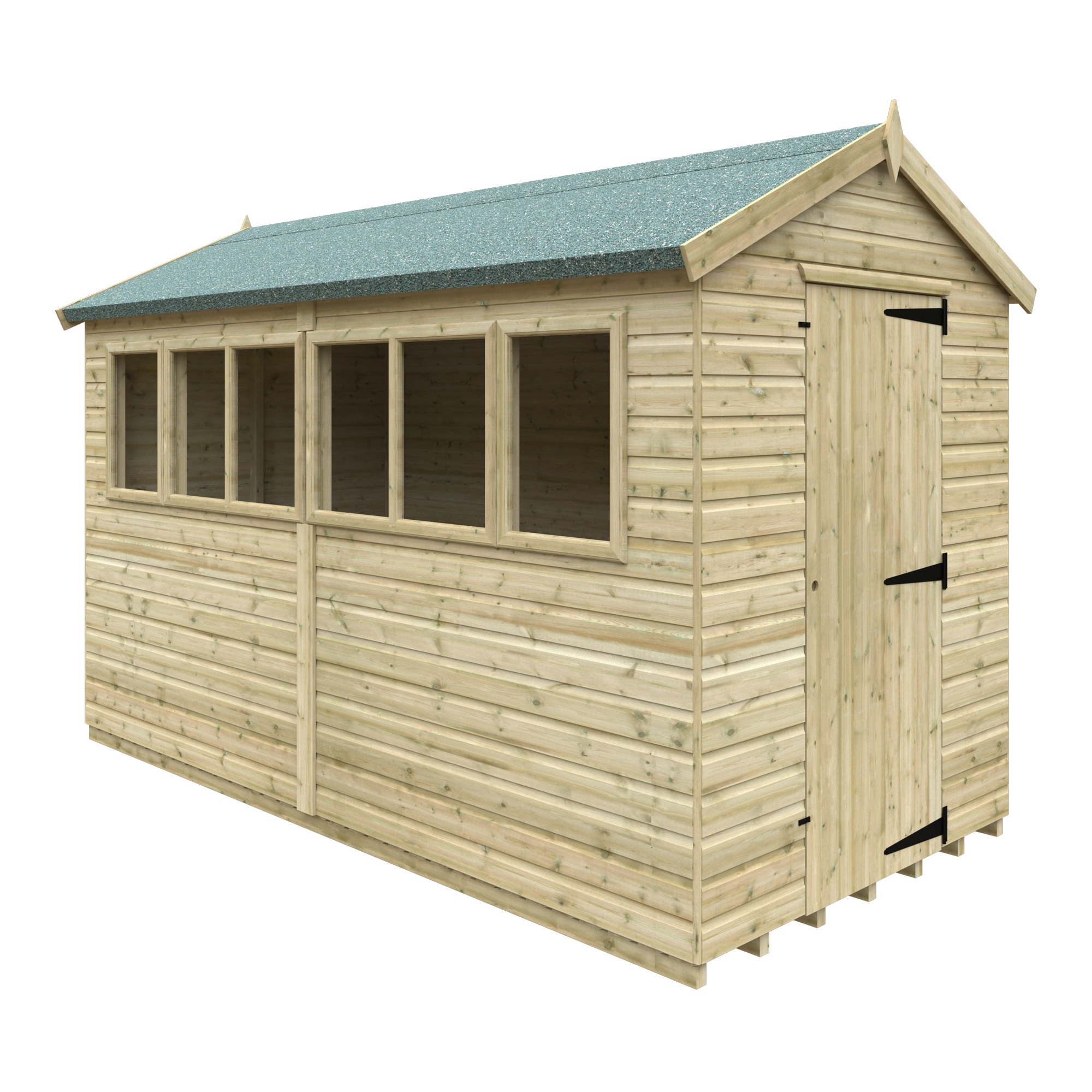 Featured image for “BISON Tanalised APEX Shed 12x6”