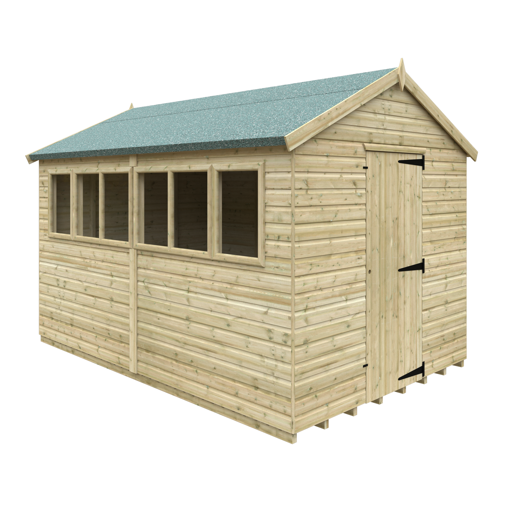 Featured image for “BISON Tanalised APEX Shed 12x8”