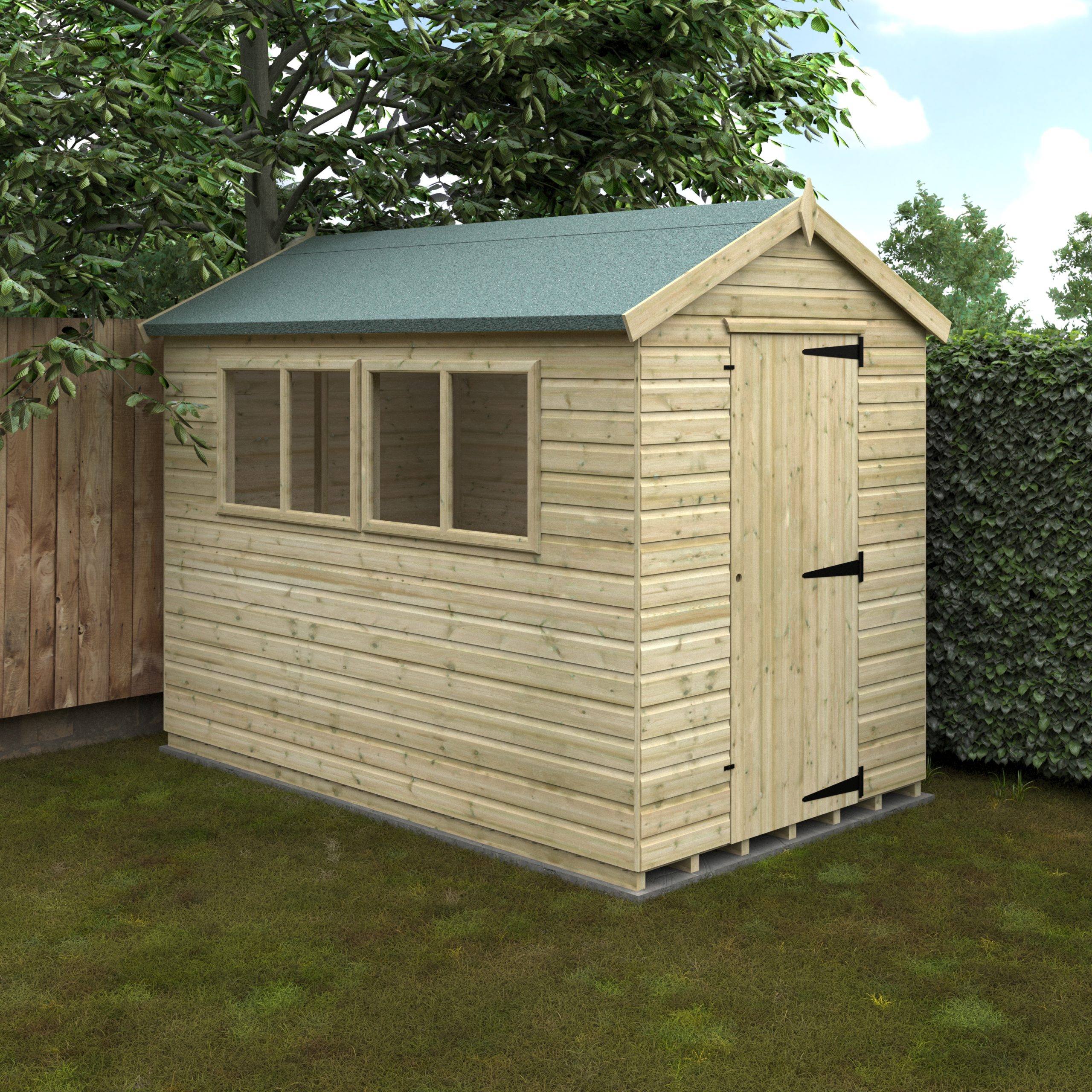 Featured image for “BISON Tanalised APEX Shed 10x6”