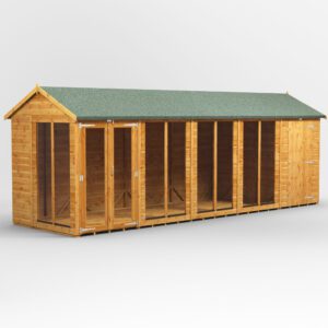 20x6 Power Apex Summerhouse Combi inc 4