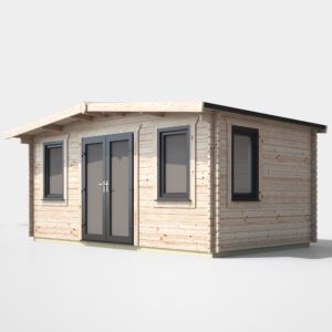 10х16 WDDW Chalet Log Cabin scaled