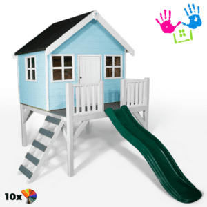 Little rascals felix playhouse with slide