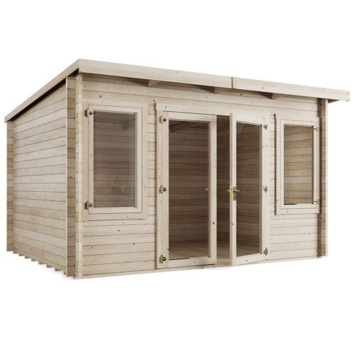 Featured image for “ASHLEY | Pent Log Cabin”