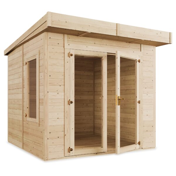 marple insulated pent cabin 8x8