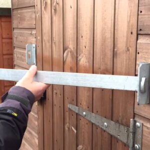 A1 ShedBAR shed door security bar with pivot