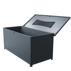 Astrum Plastic Garden Storage Box Grey 5x2 Open