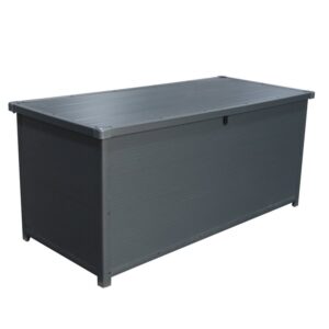 Astrum Plastic Garden Storage Box Grey 7 x 7 Angle