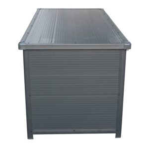Astrum Plastic Garden Storage Box Grey 7 x 7 Side