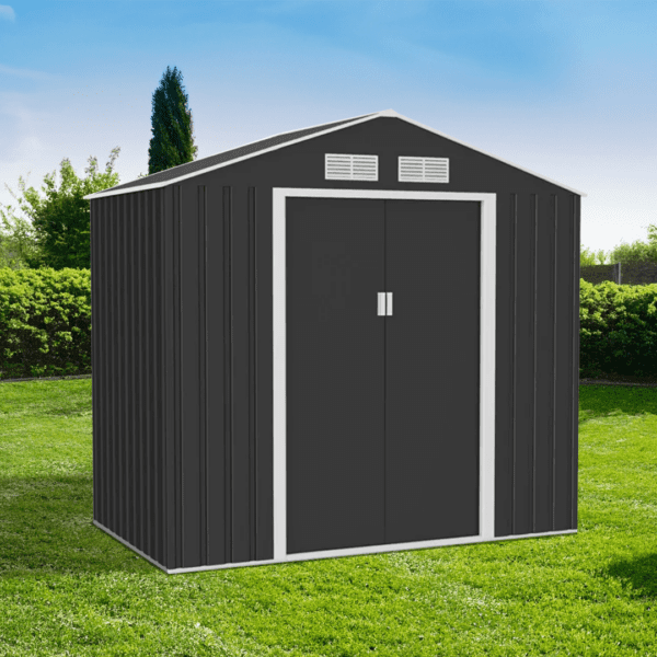 Hera Apex Metal Shed 7 x 4 New Background