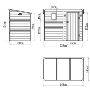 Lotus Oxonia 8x5 Sizes