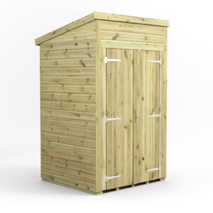 4x4 Premium Pent No Windows Double Door
