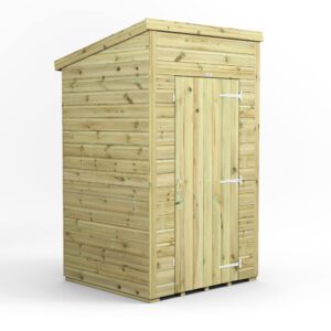 4x4 Premium Pent No Windows Single Door
