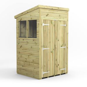4x4 Premium Pent Windows Double Door