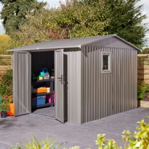 Brentvale Premium 10x10 Metal Shed Apex