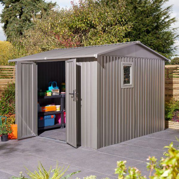 Brentvale Premium 10x10 Metal Shed Apex