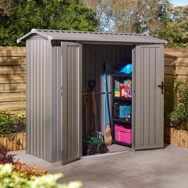 Brentvale Premium 8x4 Metal Shed Apex