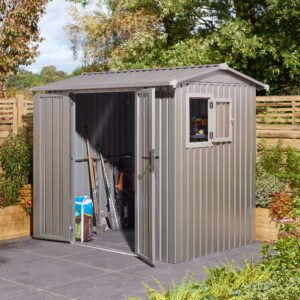 Brentvale Premium 8x6 Metal Shed Apex