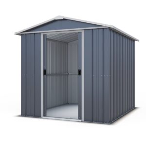 Yardmaster 67AEYZ Castleton Apex Metal Shed 6x7 Anthracite Grey