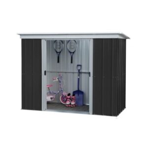 Yardmaster 64APZ Castleton Pent Metal Shed 6x4 Anthracite