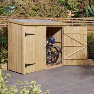 Heritage Wallstore Bikestore One Door Open with Bike